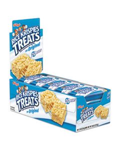 KEB26547 RICE KRISPIES TREATS, ORIGINAL MARSHMALLOW, 1.3OZ SNACK PACK, 20/BOX