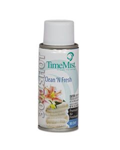 TMS1042415CT 3000 SHOT MICRO METERED AIR FRESHENER REFILL, CLEAN N' FRESH, 3 OZ AEROSOL, 12/CARTON