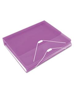 SAM10137 DUO 2-IN-1 BINDER ORGANIZER, 3 RINGS, 1" CAPACITY, 11 X 8.5, ORCHID