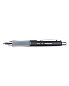 PIL36270 DR. GRIP LIMITED RETRACTABLE GEL PEN, 0.7MM, BLACK INK, CHARCOAL GRAY BARREL