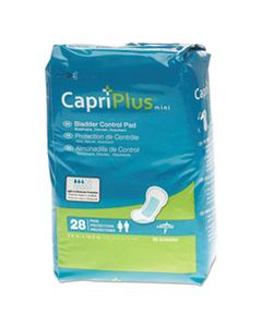 MIIBCPE01 CAPRI PLUS BLADDER CONTROL PADS, REGULAR, 5.5" X 10.5", 28/PACK