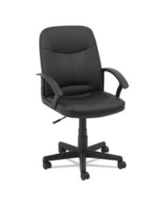 OIFLB4219 EXECUTIVE OFFICE CHAIR, SUPPORTS UP TO 250 LBS., BLACK SEAT/BLACK BACK, BLACK BASE