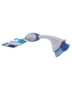 BUT442408 TILE & GROUT BRUSH, 9" HANDLE, 1" BRISTLES, GRAY/BLUE, 3/PACK