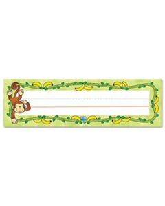 CDP122012 DESK NAMEPLATES, MONKEYS, 9 1/2" X 3", 36/SET