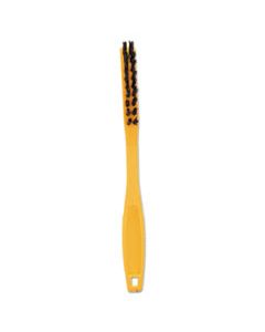 RCP9B56BLA SYNTHETIC-FILL TILE & GROUT BRUSH, 8 1/2" LONG, YELLOW PLASTIC HANDLE