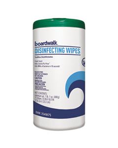 BWK454W75 DISINFECTING WIPES, 8 X 7, FRESH SCENT, 75/CANISTER, 6 CANISTERS/CARTON