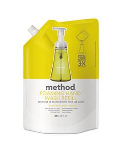 MTH01365CT FOAMING HAND WASH REFILL, LEMON MINT, 28 OZ POUCH, 6/CARTON