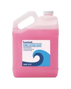 BWK410CT MILD CLEANSING PINK LOTION SOAP, FLORAL-LAVENDER, LIQUID, 1 GAL BOTTLE, 4/CARTON