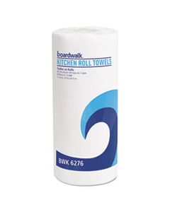 BWK6276B HOUSEHOLD PERFORATED PAPER TOWEL ROLLS, 2-PLY, 11 X 8, WHITE, 80/ROLL, 30 ROLLS/CARTON