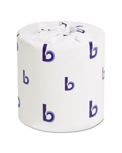 BWK6144 TWO-PLY TOILET TISSUE, SEPTIC SAFE, WHITE, 4 X 3, 400 SHEETS/ROLL, 96 ROLLS/CARTON