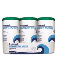 BWK454W753PK DISINFECTING WIPES, 8 X 7, FRESH SCENT, 75/CANISTER, 3 CANISTERS/PACK