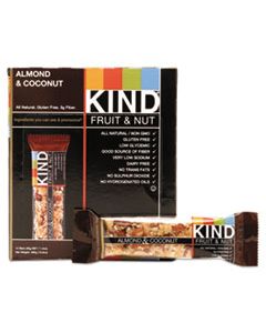 KND17828 FRUIT AND NUT BARS, ALMOND AND COCONUT, 1.4 OZ, 12/BOX