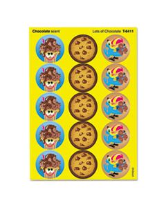 TEPT6411 STINKY STICKERS THEMED VARIETY SHEET, CHOCOLATE TREATS, 60/PACK