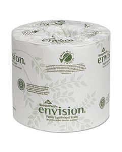 GPC19885 ENVISION EMBOSSED BATHROOM TISSUE, SEPTIC SAFE, 2-PLY, WHITE, 4 X 3 1/2, 550/ROLL, 80 ROLLS/CARTON