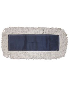 BWK1660CT DISPOSABLE DUST MOP HEAD, COTTON, CUT-END, 60W X 5D