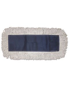 BWK1660CT DISPOSABLE DUST MOP HEAD, COTTON, CUT-END, 60W X 5D