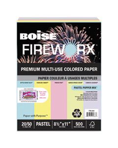 CASFW2001 FIREWORX PREMIUM MULTI-USE COLORED PAPER, 20LB, 8.5 X 11, ASSORTED, 500/REAM