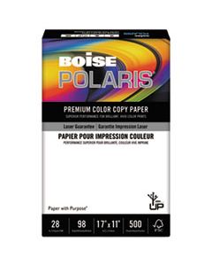 CASBCP2817 POLARIS PREMIUM COLOR COPY PAPER, 98 BRIGHT, 28LB, 11 X 17, WHITE, 500/REAM