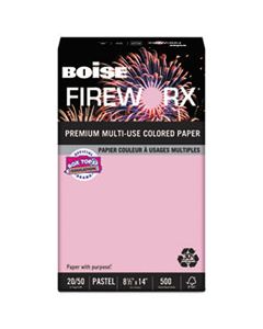 CASMP2204PK FIREWORX PREMIUM MULTI-USE COLORED PAPER, 20LB, 8.5 X 14, POWDER PINK, 500/REAM