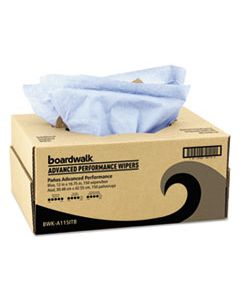 BWKA115ITB ADVANCED PERFORMANCE WIPERS, BLUE, 12 X 16 3/4, DISPENSER, 150/CT