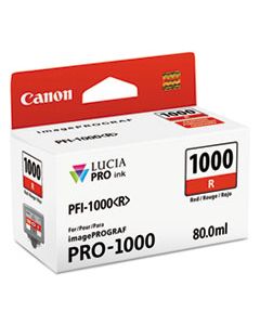 CNM0554C002 0554C002 (PFI-1000) LUCIA PRO INK, 80 ML, RED