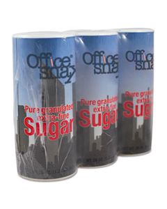 OFX00019G RECLOSABLE CANISTER OF SUGAR, 20 OZ, 3/PACK