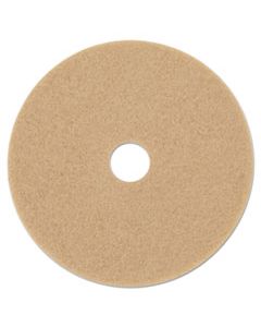 MMM05605 ULTRA HIGH-SPEED FLOOR BURNISHING PADS 3400, 19" DIAMETER, TAN, 5/CARTON