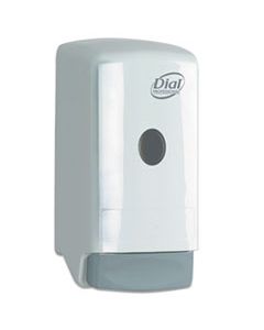 DIA03226 LIQUID SOAP DISPENSER, MODEL 22, 800 ML, 5.25" X 4.25" X 10.25", WHITE