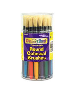 CKC5168 COLOSSAL BRUSH, NATURAL BRISTLE, ROUND, 30/SET