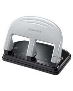 ACI2240 EZ SQUEEZE THREE-HOLE PUNCH, 40-SHEET CAPACITY, BLACK/SILVER