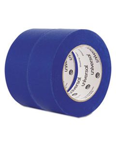 UNVPT14049 PREMIUM BLUE MASKING TAPE WITH UV RESISTANCE, 3" CORE, 48 MM X 54.8 M, BLUE, 2/PACK