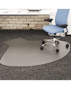 DEFCM14003K SUPERMAT FREQUENT USE CHAIR MAT, MEDIUM PILE CARPET, 60 X 66, WORKSTATION, CLEAR