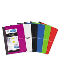 MEA09120 COMPOSITION BOOK, MEDIUM/COLLEGE RULE, ASSORTED COVER COLORS, 9.75 X 7.5, 100 SHEETS