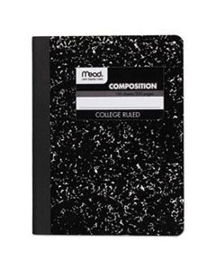 MEA09932 SQUARE DEAL COMPOSITION BOOK, MEDIUM/COLLEGE RULE, BLACK COVER, 9.75 X 7.5, 100 SHEETS