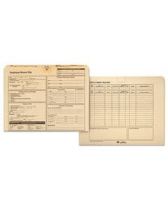 QUA69998 EMPLOYEE RECORD FOLDER, STRAIGHT TAB, LETTER SIZE, MANILA, 20/PACK