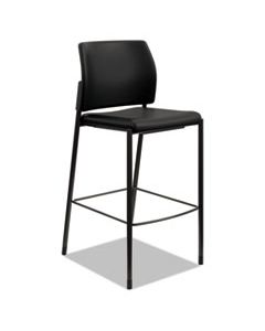 HONSCS2NEUR10B ACCOMMODATE SERIES CAFE STOOL, SUPPORTS UP TO 300 LBS., BLACK SEAT/BLACK BACK, BLACK BASE