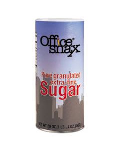 OFX00019CT RECLOSABLE CANISTER OF SUGAR, 20OZ, 24/CARTON