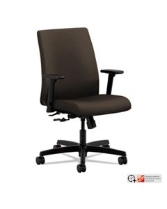 HONIT105CU49 IGNITION SERIES FABRIC LOW-BACK TASK CHAIR, SUPPORTS UP TO 300 LBS., ESPRESSO SEAT/ESPRESSO BACK, BLACK BASE