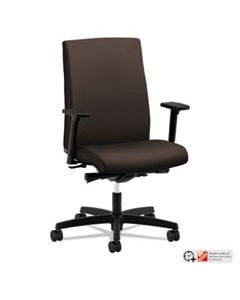HONIW104CU49 IGNITION SERIES MID-BACK WORK CHAIR, SUPPORTS UP TO 300 LBS., ESPRESSO SEAT/ESPRESSO BACK, BLACK BASE