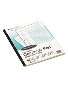 WLJG7205A ACCOUNTING PAD, FIVE EIGHT-UNIT COLUMNS, 8-1/2 X 11, 50-SHEET PAD