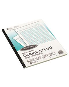 WLJG7208A ACCOUNTING PAD, EIGHT SIX-UNIT COLUMNS, 8-1/2 X 11, 50-SHEET PAD