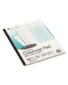 WLJG7204A ACCOUNTING PAD, FOUR EIGHT-UNIT COLUMNS, TWO-SIDED, LETTER, 50-SHEET PAD