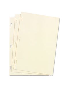 WLJ90130 LOOSELEAF MINUTE BOOK LEDGER SHEETS, IVORY LINEN, 14 X 8-1/2, 100 SHEET/BOX