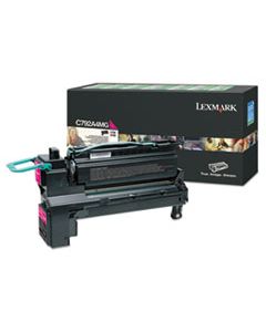 LEXC792A4MG C792A4MG (C792) RETURN PROGRAM TONER, 6000 PAGE-YIELD, MAGENTA