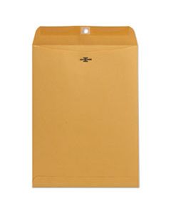 UNV41907 KRAFT CLASP ENVELOPE, #10 1/2, SQUARE FLAP, CLASP/GUMMED CLOSURE, 9 X 12, BROWN KRAFT, 100/BOX