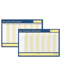HOD639 100% RECYCLED ALL-PURPOSE/VACATION PLAN-A-BOARD PLANNING BOARD, 36 X 24