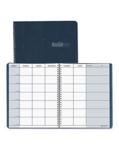 HOD50907 TEACHER'S PLANNER, EMBOSSED SIMULATED LEATHER COVER, 11 X 8-1/2, BLUE