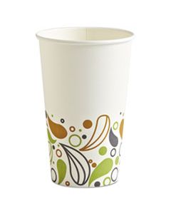 BWKDEER16HCUP DEERFIELD PRINTED PAPER HOT CUPS, 16 OZ, 20 CUPS/SLEEVE, 50 SLEEVES/CARTON