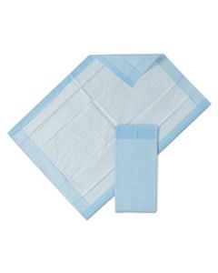 MIIMSC281232CT PROTECTION PLUS DISPOSABLE UNDERPADS, 23" X 36", BLUE, 25/BAG, 6 BAG/CARTON