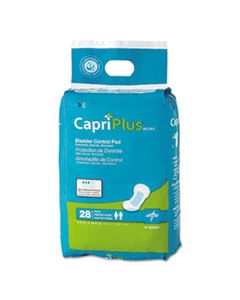 MIIBCPE01CT CAPRI PLUS BLADDER CONTROL PADS, REGULAR, 5.5" X 10.5", 28/PACK, 12/CARTON